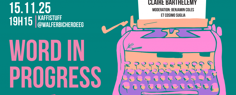 Word in progress (WIP) BICHERDEEG